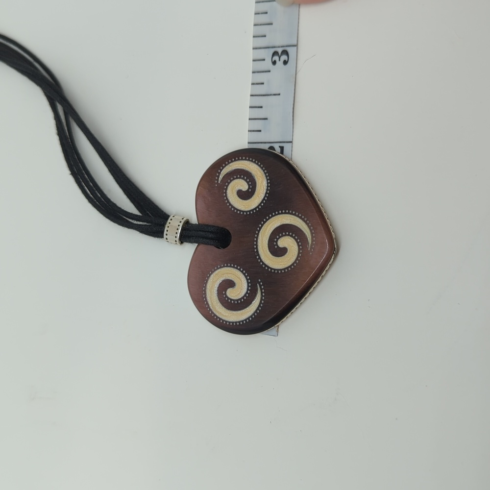Brighton Reversible Heart Pendant Necklace - Picture 7 of 8